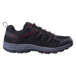 Buty trekkingowe Martes Bacland. Czarne buty trekkingowe męskie MARTES, z materiału, bez zapięcia, trekkingowe. Za 186.60 zł.