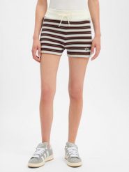 Adidas Originals spodenki ręcznikowe Kobiety Bawełna niebieski|brązowy|biały, L. Białe szorty damskie adidas Originals, bez wzorów, z bawełny. Za 169.95 zł.