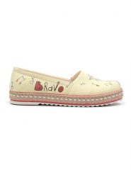 Goby Espadryle w kolorze jasnożółtym ze wzorem rozmiar: 38. Żółte espadryle damskie Goby, bez wzorów, bez obcasa. Za 215.21 zł.