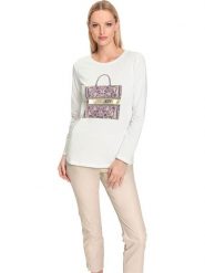 Heine Koszulka w kolorze białym rozmiar: 34. Białe bluzki damskie Heine, bez wzorów, bez kołnierzyka, bez ramiączek. Za 69.99 zł.