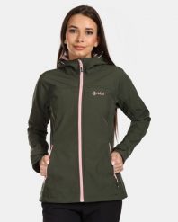 Damska kurtka softshell Kilpi RAVIA-W. Zielone kurtki damskie Kilpi, bez wzorów, z materiału, bez kaptura. Za 281.50 zł.