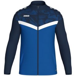 Poliestrowa bluza dresowa Jako Iconic. Niebieskie bluzy bez kaptura męskie Jako, xl, z dresówki. Za 288.50 zł.