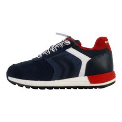 Buty GEOX J ALBEN BOY Niebieski. Niebieskie buty fitness męskie Geox, na fitness i siłownię. Za 219.99 zł.