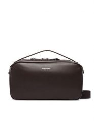 Emporio Armani Torebka EW005648 AF32959 Szary. Szare listonoszki damskie Emporio Armani, bez wzorów, ze skóry, bez dodatków. Za 2,104.00 zł.