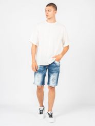 Xagon Man T-Shirt "Over" | P2308 2V6 3000 | Mężczyzna | Kremowy. Białe t-shirty męskie Xagon, l, bez wzorów, ze lnu, bez kołnierzyka. W wyprzedaży za 199.00 zł.