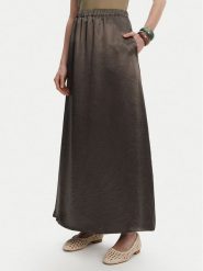 Max Mara Leisure Spódnica trapezowa Nuevo 2516101028 Zielony Regular Fit. Zielone spódniczki damskie Max Mara Leisure, bez wzorów, z acetatu, trapezowe. Za 669.99 zł.