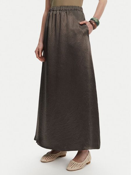 Max Mara Leisure Spódnica trapezowa Nuevo 2516101028 Zielony Regular Fit. Zielone spódniczki damskie Max Mara Leisure, bez wzorów, z acetatu, trapezowe. Za 539.00 zł.