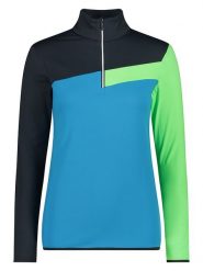 CMP Bluza polarowa w kolorze niebiesko-antracytowo-zielonym rozmiar: 42. Czarne bluzy bez kaptura damskie CMP, z materiału. Za 146.45 zł.