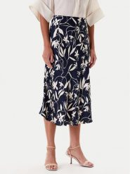 Tatuum Spódnica midi Satini 2 T2508.177 Granatowy Regular Fit. Niebieskie spódniczki damskie Tatuum, bez wzorów, z syntetyku, midi. Za 229.99 zł.