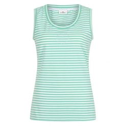 Damski tank top HV Society Pascale. Niebieskie topy damskie HV SOCIETY, bez wzorów, bez kołnierzyka. Za 266.00 zł.