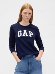 GAP Koszulka w kolorze granatowym rozmiar: XL. Niebieskie t-shirty damskie GAP, xl, bez wzorów, z bawełny, bez kołnierzyka. Za 82.64 zł.