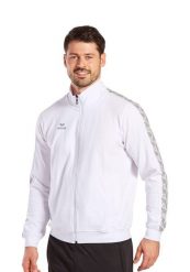 Kurtka dresowa Erima Essential Team. Białe kurtki męskie Erima, xl, bez wzorów, z dresówki, retro, bez kaptura. Za 255.00 zł.