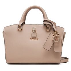 Torebka Guess. Brązowe torebki klasyczne damskie Guess, z aplikacjami, bez dodatków. Za 674.99 zł.