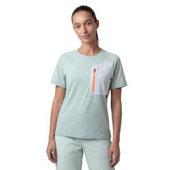 Damska techniczna koszulka trekkingowa Siroko Waterton-W Green. Zielone t-shirty damskie SIROKO, m, bez wzorów, z materiału, bez kołnierzyka. Za 147.00 zł.