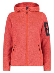 CMP Kurtka polarowa w kolorze czerwonym rozmiar: 42. Czerwone kurtki damskie CMP, s, bez wzorów, z dzianiny, bez kaptura. Za 91.34 zł.