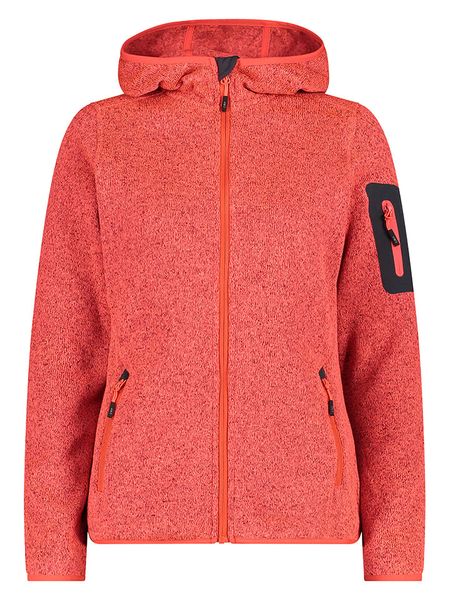 Cmp Kurtka polarowa w kolorze czerwonym rozmiar: 40. Czerwone kurtki damskie CMP, s, bez wzorów, z dzianiny, bez kaptura. Za 113.10 zł.