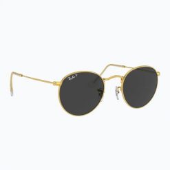 Okulary przeciwsłoneczne Ray-Ban Round Metal. Żółte okulary przeciwsłoneczne męskie Ray-Ban. Za 759.99 zł.