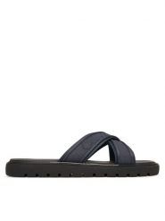 Calvin Klein Klapki Sq Molded Sandal Xcross Wb HM0HM02101 Granatowy. Niebieskie klapki i japonki męskie CALVIN KLEIN, z materiału. Za 359.99 zł.