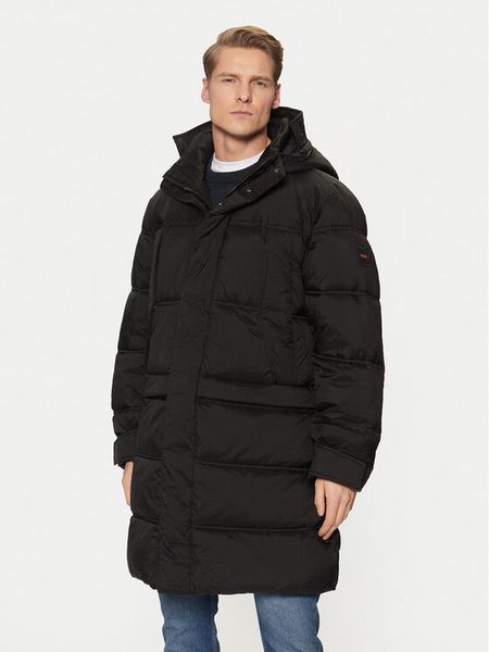 BOSS Kurtka zimowa Olomis1 50523035 Czarny Relaxed Fit. Czarne kurtki męskie Boss, na zimę, m, bez wzorów, z syntetyku, bez kaptura. Za 1,669.00 zł.