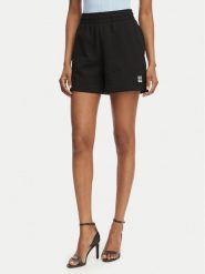 HUGO Szorty sportowe Ninosta 50536943 Czarny Relaxed Fit. Czarne spodenki sportowe damskie Hugo, l, z bawełny. Za 349.99 zł.
