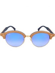 Ray Ban Damskie okulary przeciwsłoneczne w kolorze jasnobrązowo-niebieskim rozmiar: 51. Brązowe okulary przeciwsłoneczne damskie Ray-Ban. Za 869.99 zł.