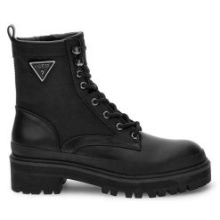 Trapery Guess. Czarne trapery damskie Guess, bez obcasa. Za 599.99 zł.