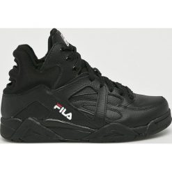 Fila - Buty Cage Mid. Czarne buty sportowe na co dzień damskie Fila, bez wzorów, z materiału. W wyprzedaży za 399.90 zł.