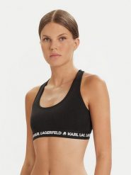 KARL LAGERFELD Biustonosz top A1W47007 Czarny. Czarne biustonosze Karl Lagerfeld, bez wzorów, z lyocellu. Za 129.99 zł.