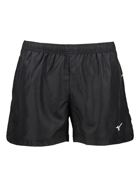 Mizuno Szorty funkcyjne w kolorze czarnym rozmiar: S. Czarne szorty męskie Mizuno, bez kołnierzyka. Za 74.63 zł.