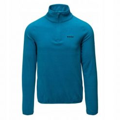Bluza polarowa dla mężczyzn HI-TEC Dilaso. Niebieskie bluzy bez kaptura męskie Hi-tec, m, z polaru. Za 64.99 zł.