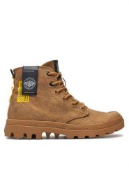 Palladium Trapery Pampa Surplus 74389-291-M Brązowy. Brązowe buty zimowe męskie Palladium, z materiału, bez zapięcia. Za 319.99 zł.