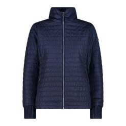 Damska kurtka puchowa CMP. Niebieskie kurtki damskie CMP, bez wzorów, z puchu, bez kaptura. Za 506.50 zł.