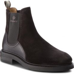 Sztyblety GANT - Martin 17653905 Black G00. Czarne sztyblety męskie Gant, ze skóry, bez zapięcia. W wyprzedaży za 419.00 zł.
