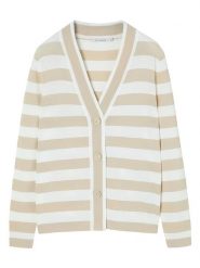 TATUUM Kardigan "Malio" w kolorze beżowo-białym rozmiar: XS. Białe kardigany damskie Tatuum, xs, bez wzorów. Za 122.38 zł.