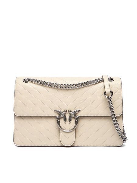 PINKO Torebka Love One Light Classic AI 25-26 PLTT 106174 A2JC Beżowy. Brązowe listonoszki damskie Pinko, bez wzorów, ze skóry, bez dodatków. Za 1,609.00 zł.