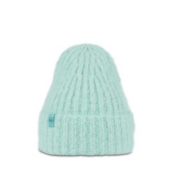 Czapka BUFF KNITTED & FLEECE BAND BEANIE EYLA. Zielone czapki zimowe damskie Buff. Za 149.90 zł.