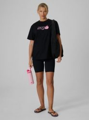 4F Legginsy kolarki dzianinowe damskie - czarne XS. Czarne legginsy damskie 4f, s, bez wzorów, z dzianiny. Za 79.99 zł.