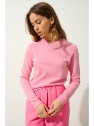 AUTHENTIC CASHMERE Kaszmirowy sweter "Ecrin" w kolorze jasnoróżowym rozmiar: XXL. Różowe swetry klasyczne damskie AUTHENTIC CASHMERE, xxl, z kaszmiru, bez kołnierzyka. Za 295.86 zł.