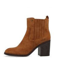 Wrangler Botki "Ace" w kolorze jasnobrązowym rozmiar: 37. Brązowe botki damskie Wrangler, eleganckie, bez obcasa, bez zapięcia. Za 180.06 zł.