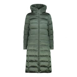 Płaszcz damski turystyczne CMP 34K0046F. Zielone płaszcze damskie CMP, l, bez wzorów, sportowe. Za 559.00 zł.