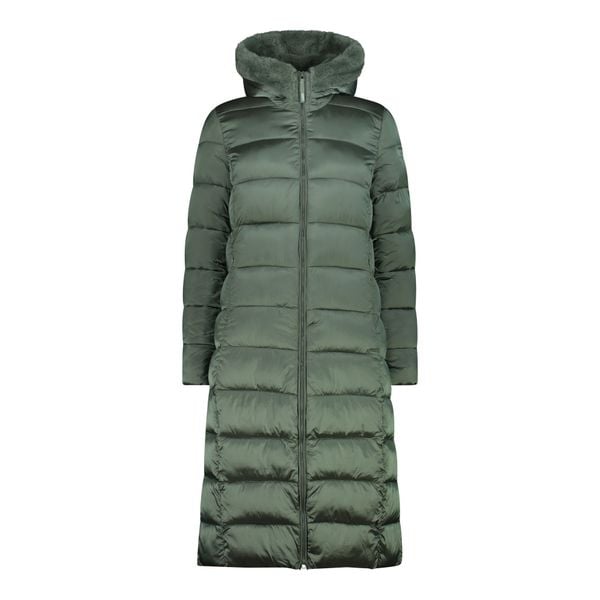 Płaszcz damski turystyczne CMP 34K0046F. Zielone płaszcze damskie CMP, l, bez wzorów, sportowe. Za 559.00 zł.