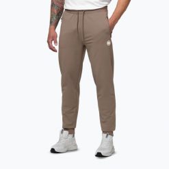Spodnie męskie Pitbull Nugget Jogging. Brązowe spodnie materiałowe męskie PITBULL, bez wzorów, z bawełny, eleganckie. Za 209.99 zł.