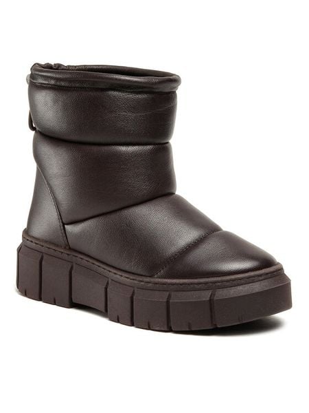 Lasocki Śniegowce EST-DARIA-05 Brązowy. Brązowe śniegowce damskie Lasocki, ze skóry. Za 279.99 zł.