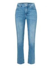 MAC Dżinsy "Melanie" - Slim fit - w kolorze niebieskim rozmiar: 36/L30. Niebieskie jeansy damskie MAC. Za 253.95 zł.