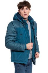 MUSTANG Daniel MĘSKA KURTKA ZIMOWA Z KAPTUREM fabric mix 1009815 5243. Kurtki męskie Mustang, na zimę, m, bez wzorów, z kapturem. W wyprzedaży za 119.99 zł.