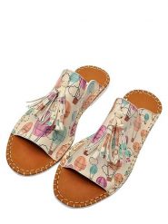 Dogo Klapki "Up" w kolorze beżowym ze wzorem rozmiar: 40. Brązowe klapki damskie DOGO, bez wzorów, bez obcasa. Za 132.45 zł.