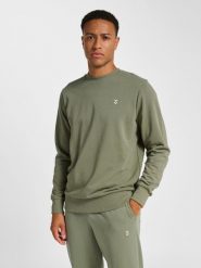 Bluza z okrągłym dekoltem Hummel Pulse. Czarne bluzy bez kaptura męskie HUMMEL, l, z bawełny. Za 187.50 zł.