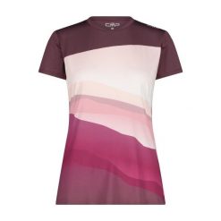 Damska koszulka z gradientem CMP. Brązowe t-shirty damskie CMP, bez wzorów, bez kołnierzyka. Za 192.00 zł.