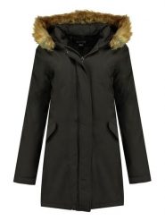 Canadian Peak Płaszcz zimowy "Dinastipeak" w kolorze ciemnoszarym rozmiar: L. Szare płaszcze damskie Canadian Peak, na zimę, l, bez wzorów, z puchu. Za 239.29 zł.