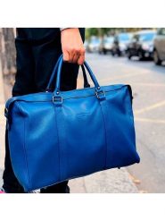 Maison héritage PARIS Skórzana torba podróżna "Lony" w kolorze granatowym - 41 x 28 x 13 cm rozmiar: onesize. Niebieskie torebki klasyczne damskie maison héritage PARIS, bez wzorów, z materiału, bez dodatków. Za 506.45 zł.